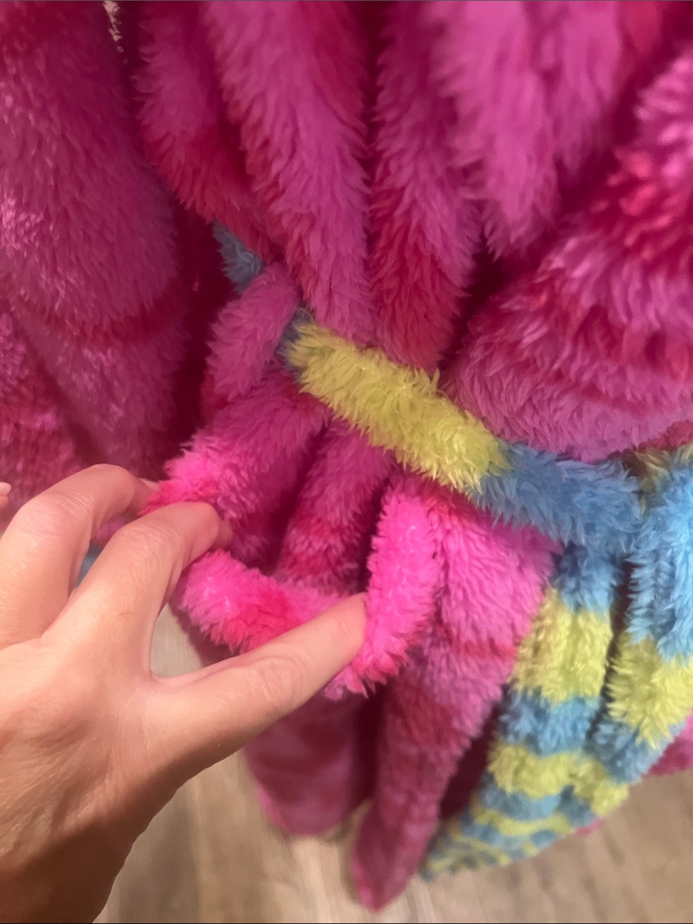 Poppi Bath Robe Pink - Picture 7 of 13